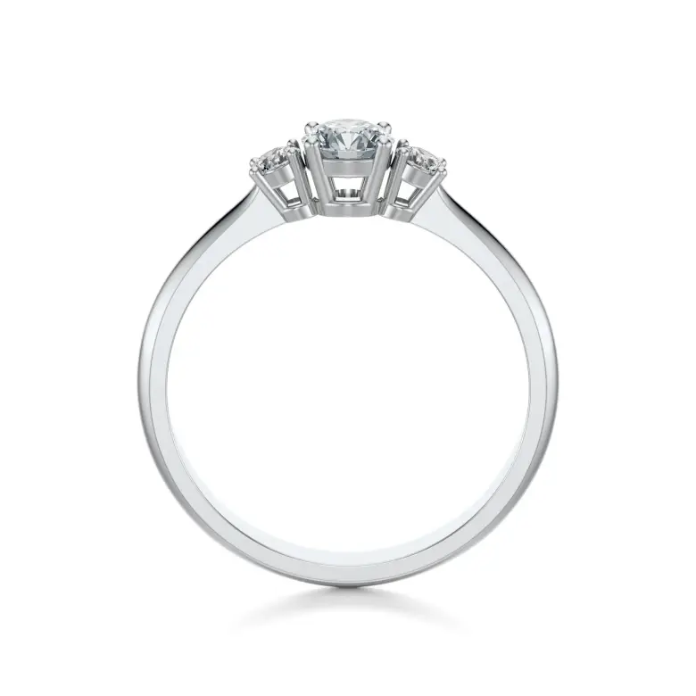 Pierścionek białe złoto z diamentami AJPZ_102